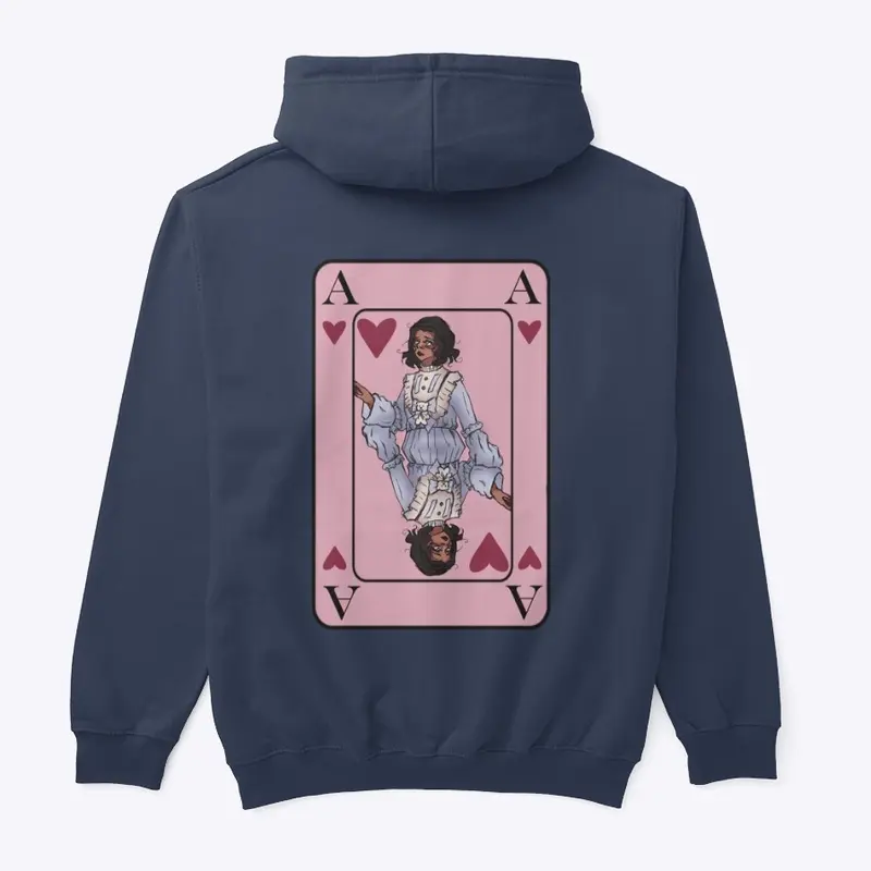 Alice Card Hoodie Dark Colors 