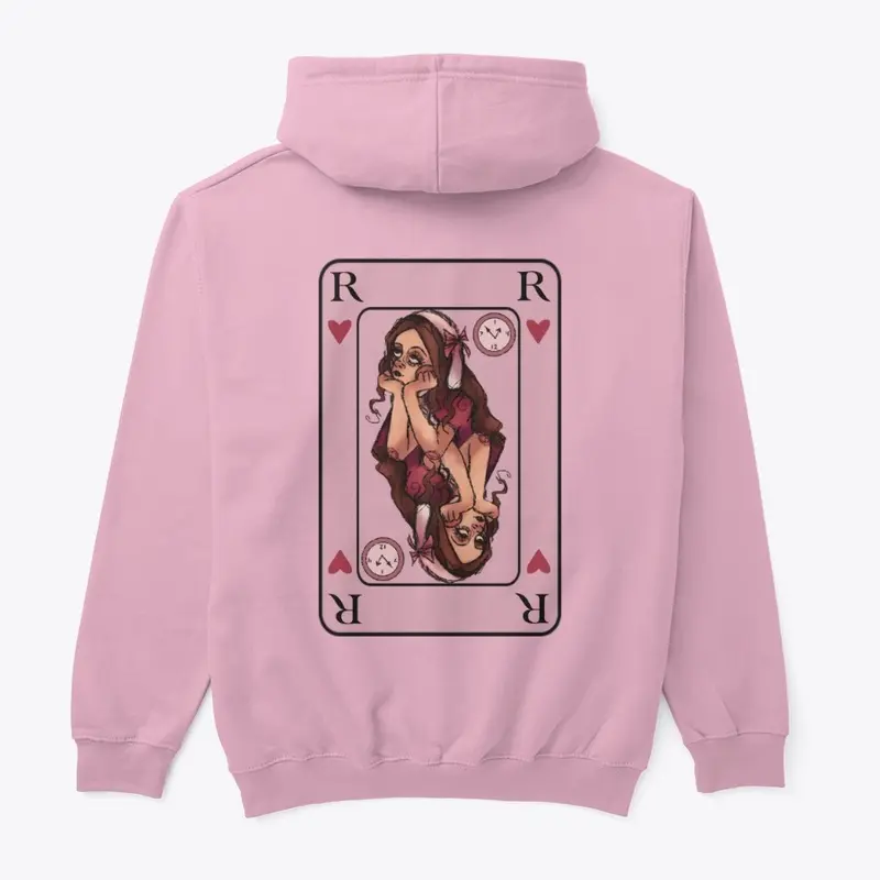 White Rabbit Card Hoodie Light Colors