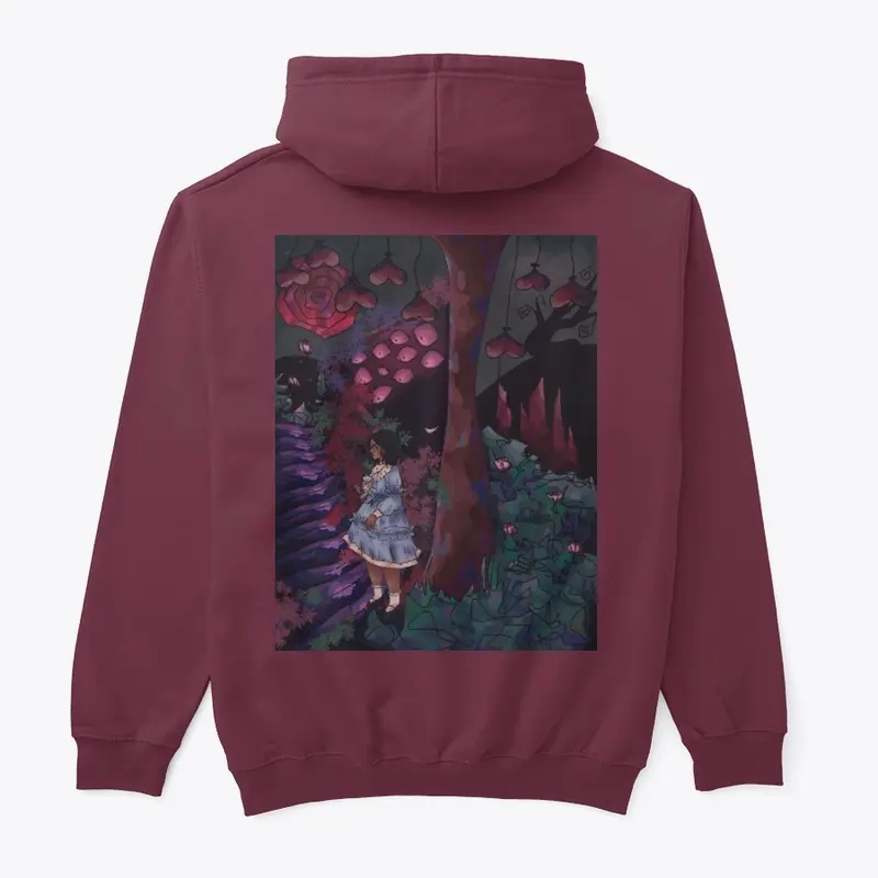 Alice in Wonderland Hoodie Dark Colors